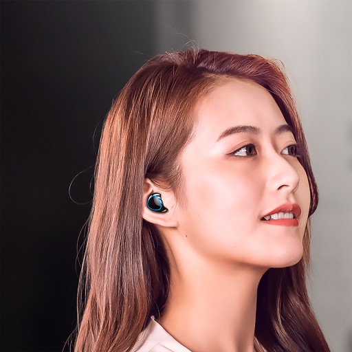 BEZDRÔTOVÉ SLÚCHADLÁ DO UŠÍ BLUETOOTH 5.3 PRO + POWERBANK BT+