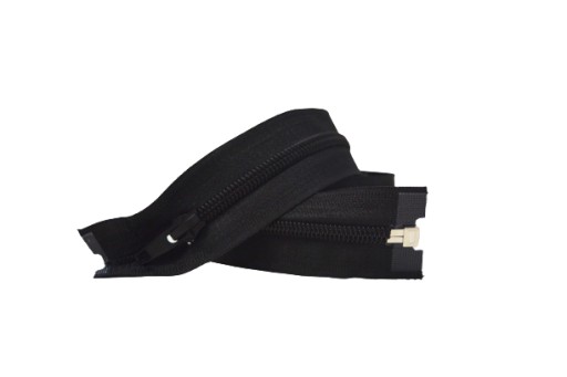 Šnúrka zips 95 cm ČIERNA