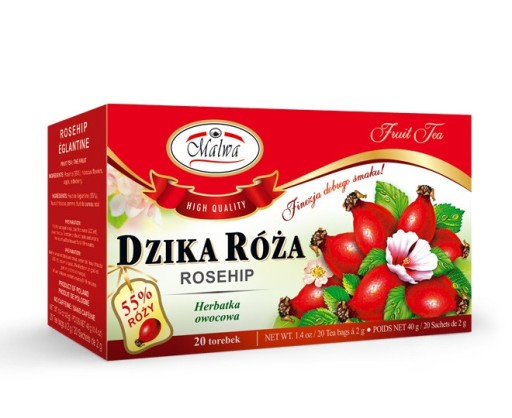Malwa ovocný čaj z divokej ruže 20 ks