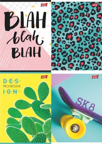 A5 UNIPAP NOTEBOOK 60 STRÁNOVÝ KONTROLOVANÝ MIX DIEVČATÁ
