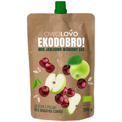 Bio ovocná dezertná pena pre deti 200g, Owolovo