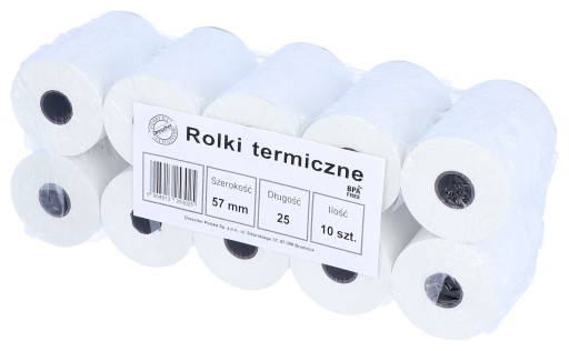 Termopapier rolka do pokladničného terminálu 57x25m 10 KS DRESCHER
