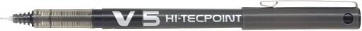 PILOT V5 Hi-Tecpoint jemná linka BLACK x 2