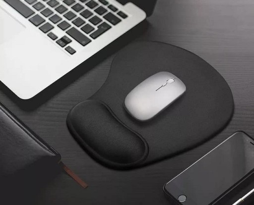 Ergonomická podložka pod myš 226 x 190 mm čierna