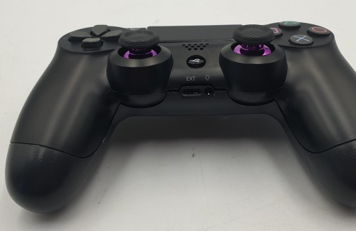 HUBOVÝ OVLÁDAČ PRE ANALOGICKÚ PODLOŽKU PS4 PS5 RUŽOVÁ - LESKLÁ METALICKÁ