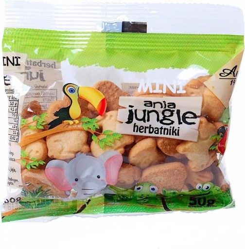 Mini zoo sušienky BEZ CUKRU 50 g ANIA