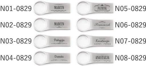 Mini kovový prívesok so slotom 2 GB USB 2.0 + GRAVÍROVANIE MENA ZA DARČEK