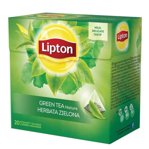 Lipton Zelené čajové pyramídy 20tb