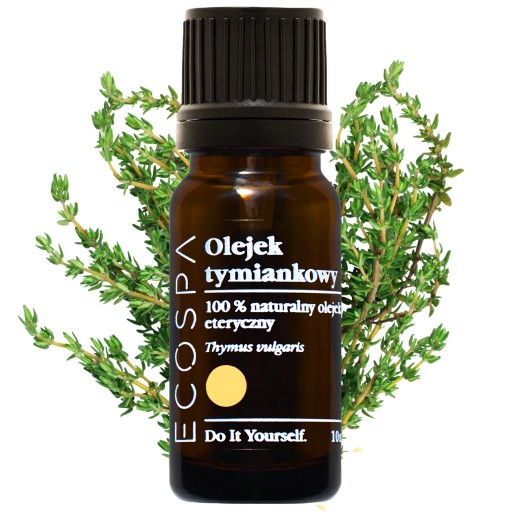 PRÍRODNÝ TYMIÁNOVÝ éterický olej na KAŠEL 10 ml AROMATHERAPY ECOSPA