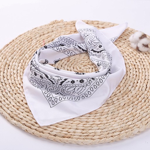 BANDAMSCARF, BANDANASCARF, WHITE