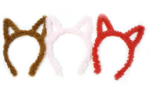 HAIRBAND Furry Cat Uši