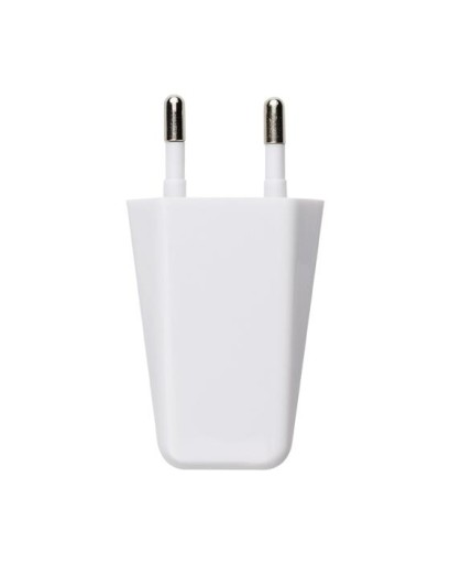 USB AC NABÍJAČKA, plochá, biela