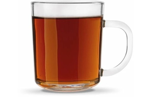 TADAR - Hrnček na čaj - Pohár na kávu - sklo - bezfarebný - 220 ml
