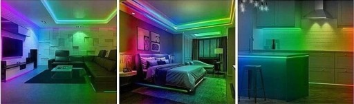 Vodotesný RGB LED pásik 5 metrov + napájanie diaľkového ovládača