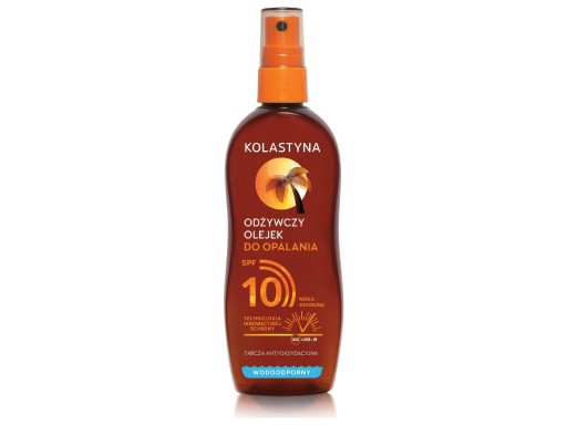 Kolastyna vyživujúci olej na opaľovanie SPF 10 150ml