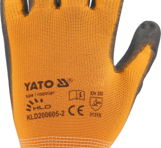 OCHRANNÉ RUKAVICE YATO PU POTAHOVANÉ PRE PRÁCU S DOTYKOVÝMI OBRAZOVKAMI VEĽ. 9