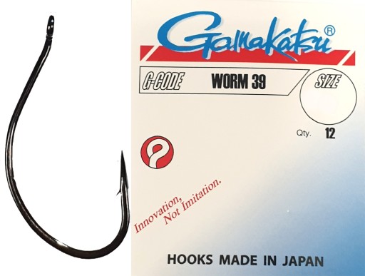 GAMAKATSU Worm 39 háčiky č.