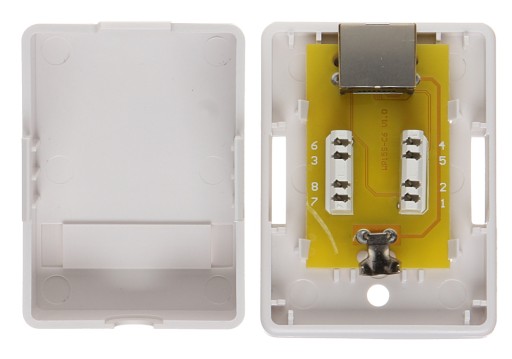 RJ45-G5/6 FTP kat.6 zásuvka na povrch