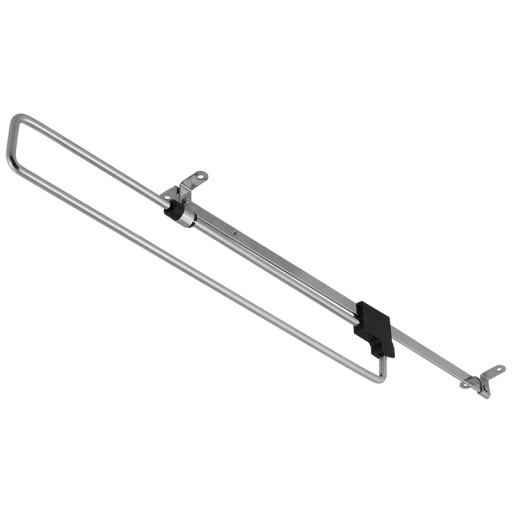 Výsuvný vešiak na šatníkovú skriňu, chróm, 450 MM