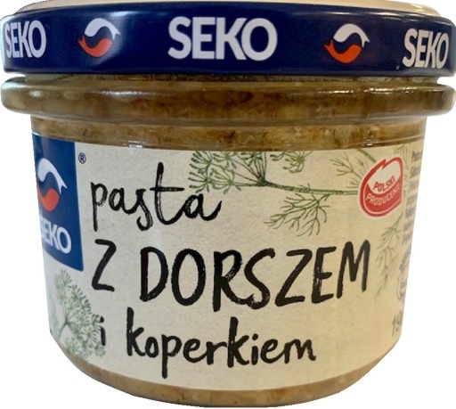 PASTA S TRESKOU A KOPROM 190G SEKO