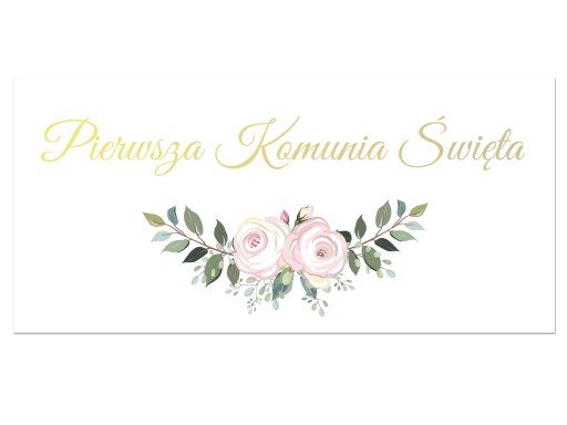 Veľký plagát na prijímanie 70x33cm Prvé sväté prijímanie
