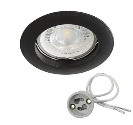 VIDI CTC-5514-B bodové stropné svietidlo, čierne, Kanlux