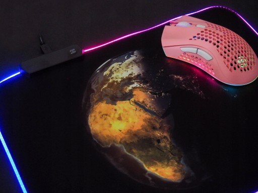 RGB LED Esport GAMING PODLOŽKA PRE MYŠ