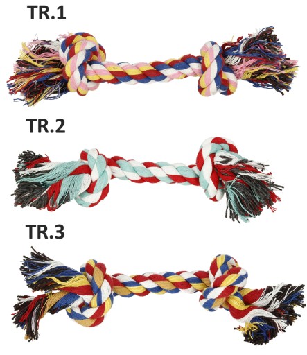 Bavlnené lano, ťahák, hračka pre psa, 25 cm šnúrka