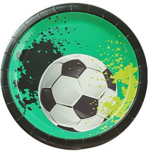 PAPIEROVÉ TANIERE dekorácia FUTBAL FUTBAL 6 ks Ga