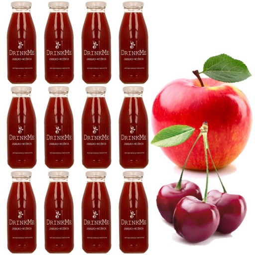 Jablčná čerešňová šťava čerešňová šťava Drinkme 250ml