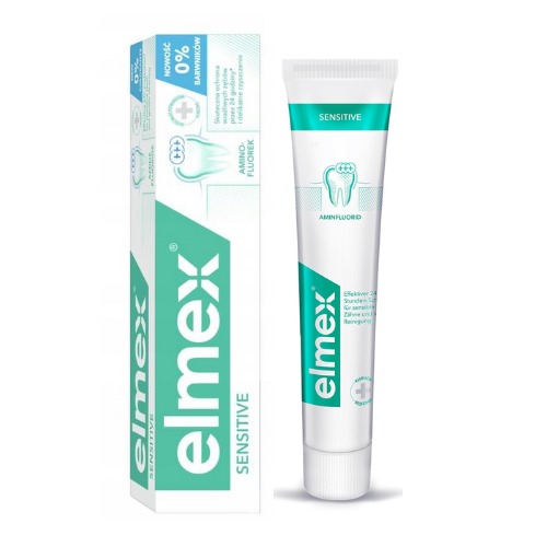 Veľká tuba Elmex Sensitive 75 ml pre citlivé zuby bez farbív