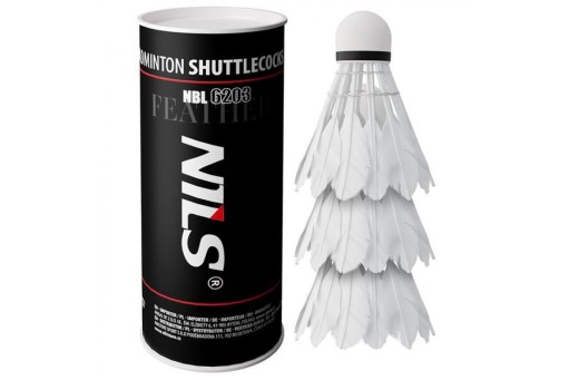 SET PIEROVÝCH ŽALÚZIEK na BADMINTON s kačacími pierkami, 3 ks