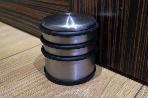 Ťažký, vysoký INOX doraz dverí