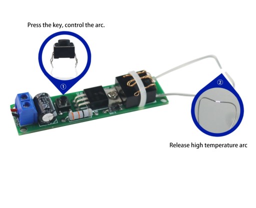 DIY SÚPRAVA vysokonapäťového generátora elektrického oblúka