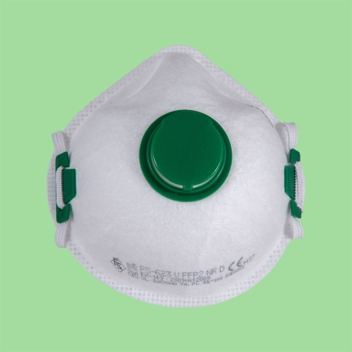 Filtračná polomaska s lisovaným ventilom FS-623V FFP2