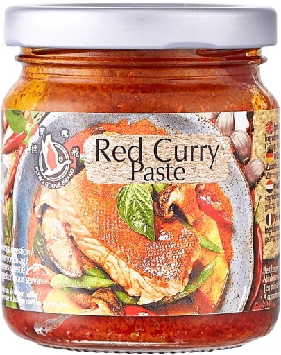 Thajská pasta Red Hot Curry 195g FGB