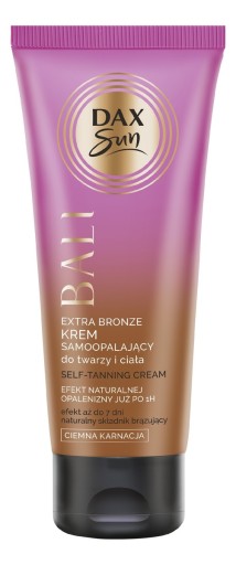 Dax Sun Extra Bronze Samoopaľovací krém 75 ml