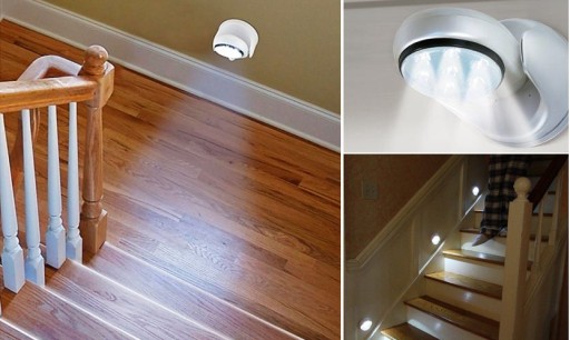 BEZDRÔTOVÁ LAMPA NOČNÁ LAMPA 7 LED SO SNÍMAČOM POHYBU NA BATÉRIU 360