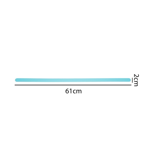 Protišmyková nálepka na schody vaňa 61cm x 2 cm