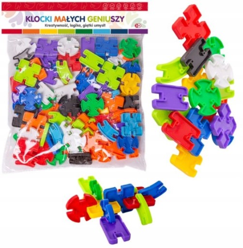 BLOKY MALÉHO GÉNIA - Mini puzzle 92 dielikov