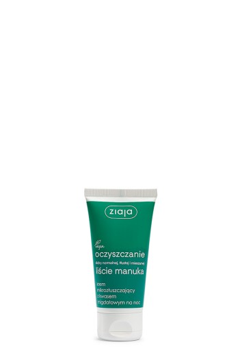mikro-exfoliačný nočný krém - listy manuky