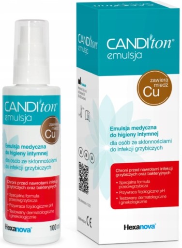 Canditon Emulzia na intímnu hygienu mykóza 100
