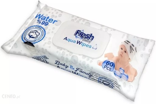 Fresh Baby vlhčené obrúsky 60 ks