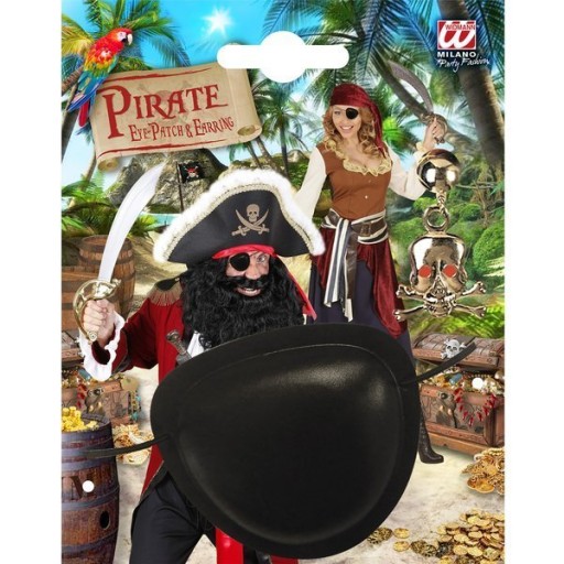 PIRÁTSKA SET PIRÁTSKA NÁUŠNICE NÁUŠNICE NA OČI