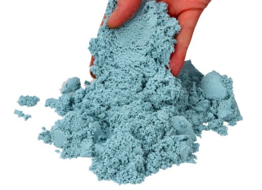 Kinetický piesok 1kg Modrý na hranie detí