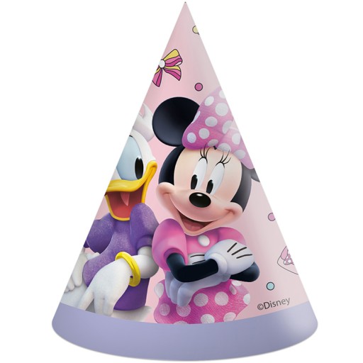 Narodeninové poháre MINNIE MOUSE mini myš DAISY narodeninová oslava 8 ks