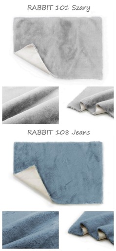 Koberec do spálne 40x60 Fur Soft Plain Fluffy Rabbit