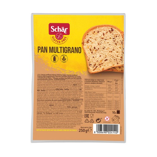 SCHAR Bezlepkový vidiecky chlieb - Pan Rustico (250g)