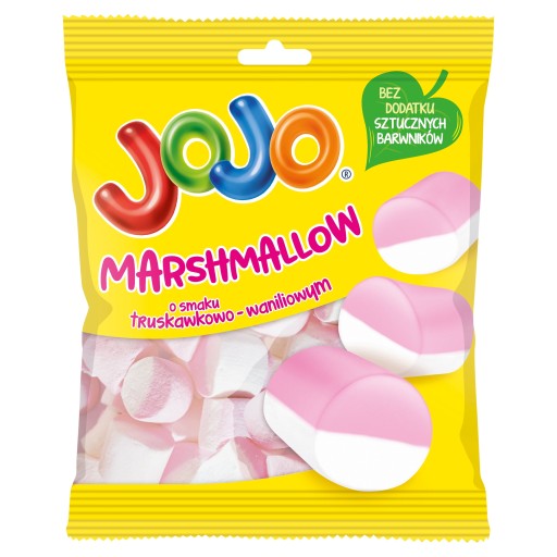 JOJO Marshmallow JAHODA A VANILKA 80g