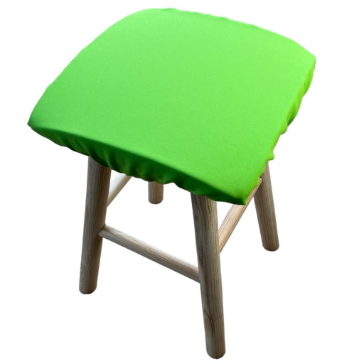 Štvorcový vankúš na taburetku 30x30 SVETLO ZELENÁ